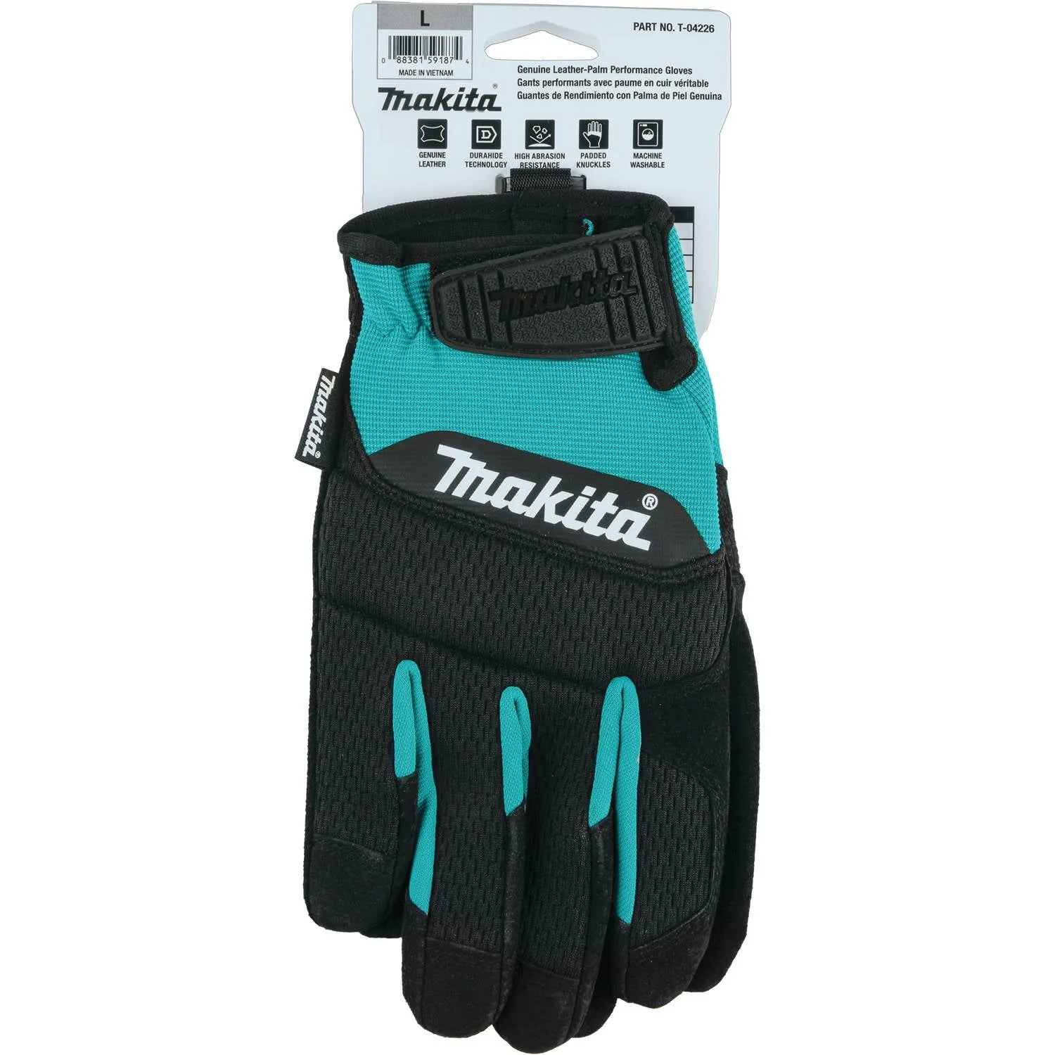 100% Genuine Leather‑Palm Performance Gloves