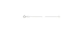 16" 012 (0.65mm) DC Box Chain, Sterling Silver.  #501470216D