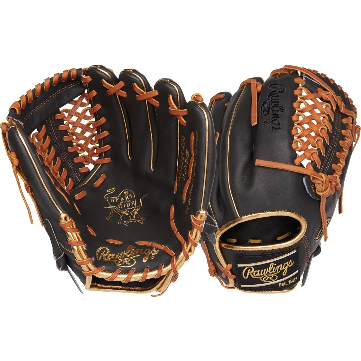 2025 Rawlings 11.75" Heart of the Hide Infield Glove (PROR205-4DS)