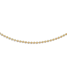 2MM Gold Ball Chain Necklace