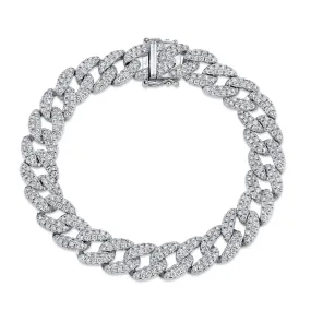 5.01ctw Diamond Pave Link Bracelet