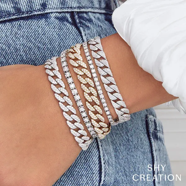 5.01ctw Diamond Pave Link Bracelet