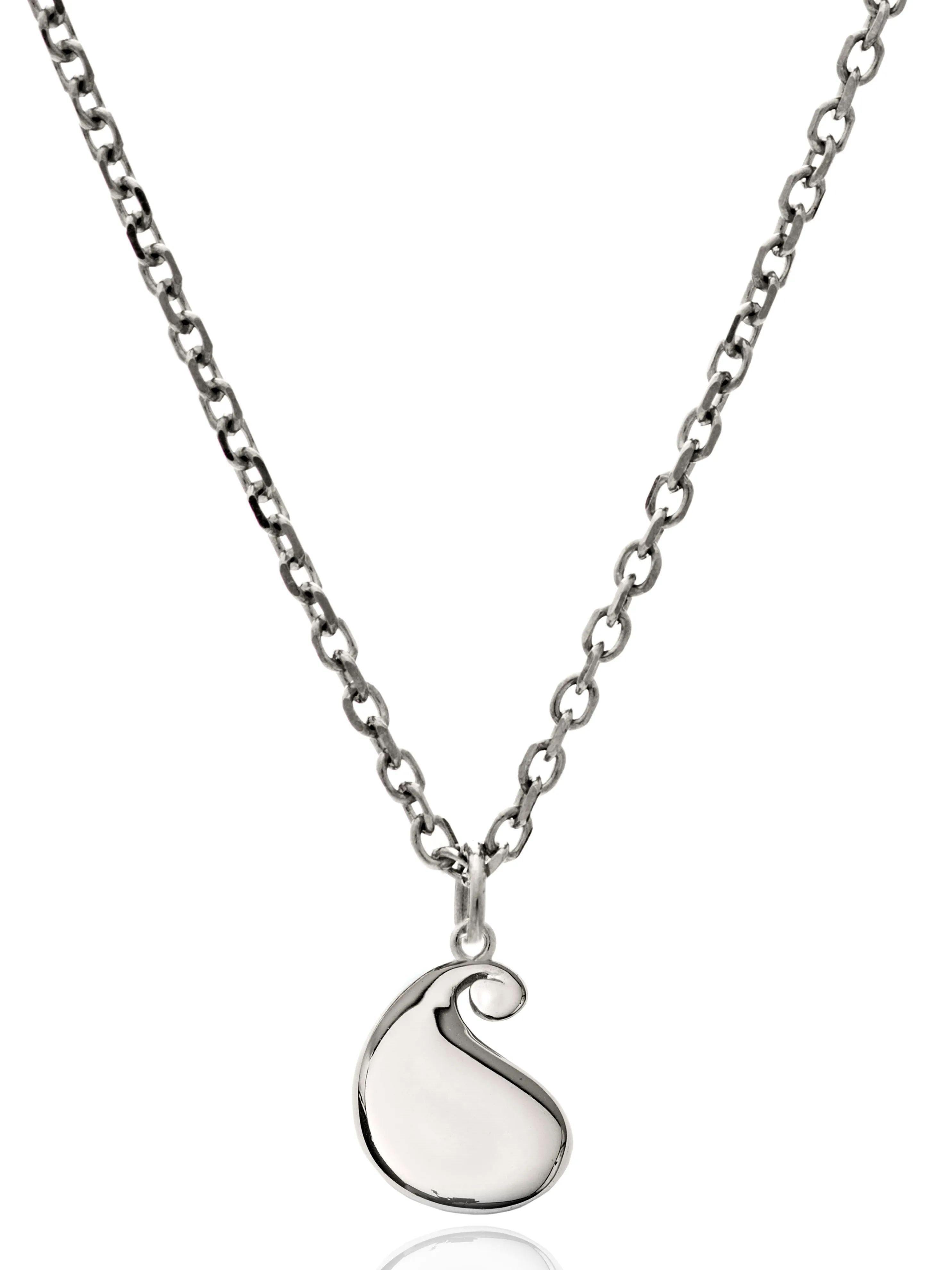 70%   DISCOUNT LAST ONE!Little Princess Sterling Silver Paisley Bulb necklace