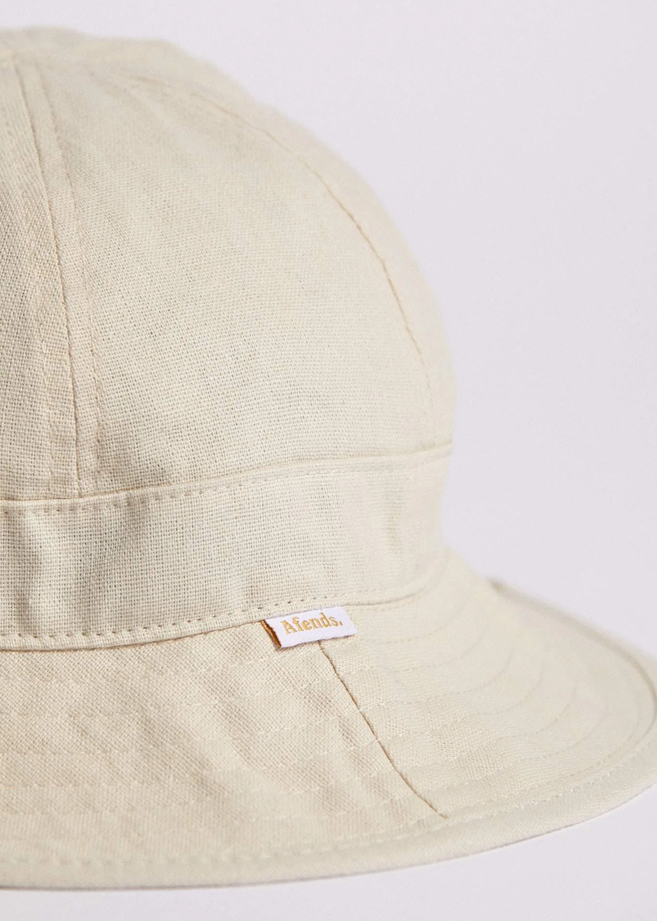 Afends Unisex Congo - Hemp Bucket Hat - Bone