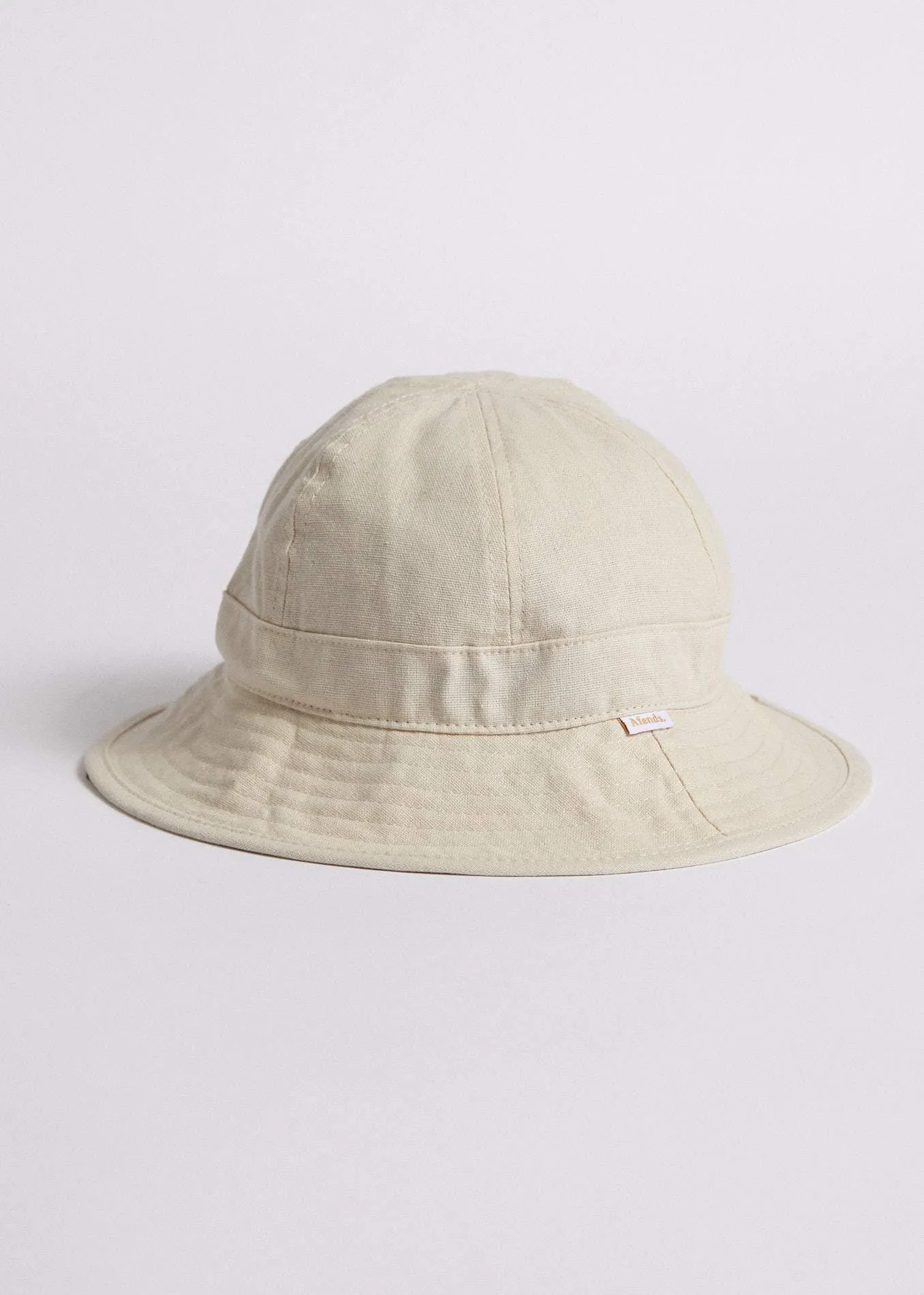 Afends Unisex Congo - Hemp Bucket Hat - Bone