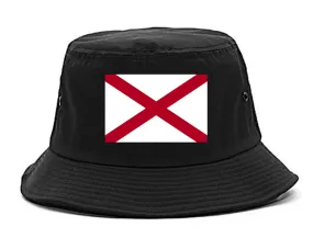 Alabama State Flag AL Chest Mens Bucket Hat