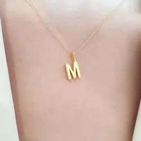 Alphabet Monogram Necklace