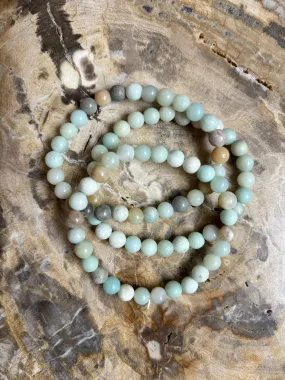 Amazonite | Beaded Crystal Bracelet