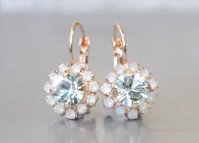 AQUAMARINE Bridesmaid EARRINGS