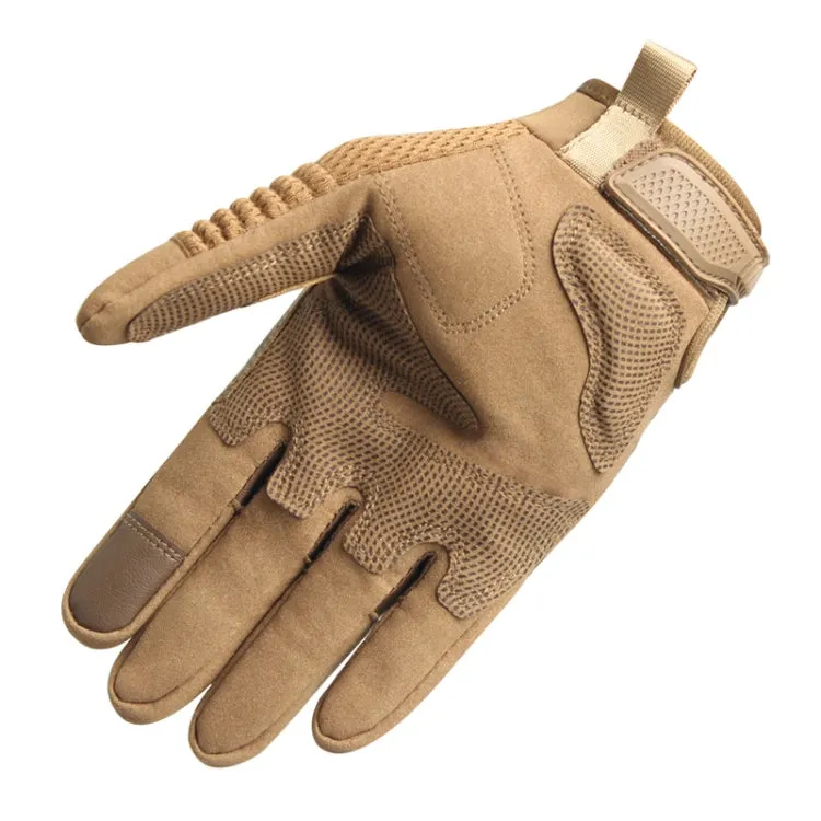 B28 Outdoor Rding Motorcycle Protective Anti-Slip Wear-Resistant Mountaineering Sports Gloves, Size: M(Wolf Brown)