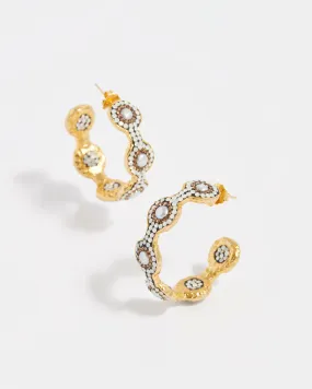 Baroque Pearl Jennifer Hoop Earrings