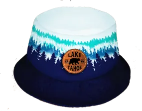 Beach Hat Souvenir Adult Forest Bucket Hat, Lake Tahoe