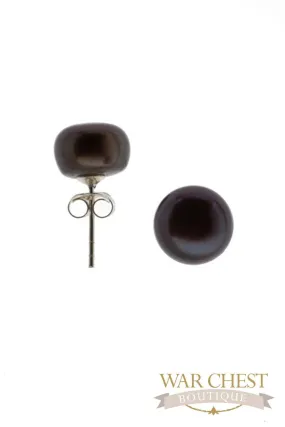 Black Pearl Large Earrings