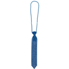 Blue Tie Necklace