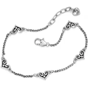 Brighton Alcazar Heart Anklet