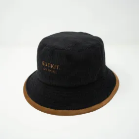 Buckit Hat - Reversible - Black/brown/Cream/Brown