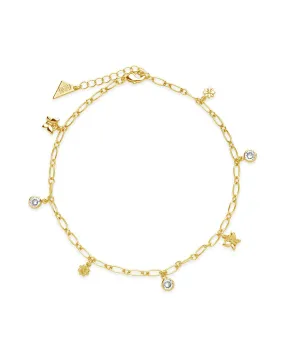 Butterfly and Blossom Anklet