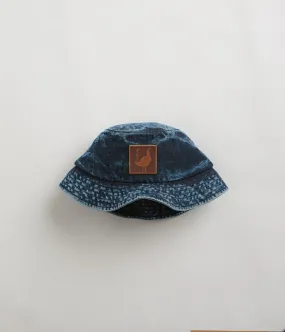 by Parra The Great Goose Bucket Hat - Washed Blue