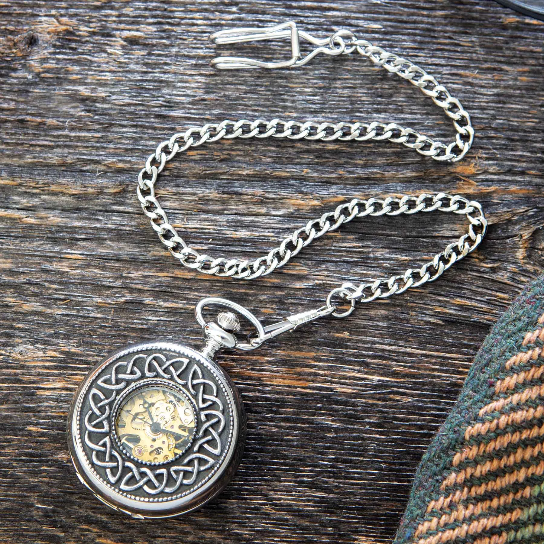 Celtic Knot Pocket Watch