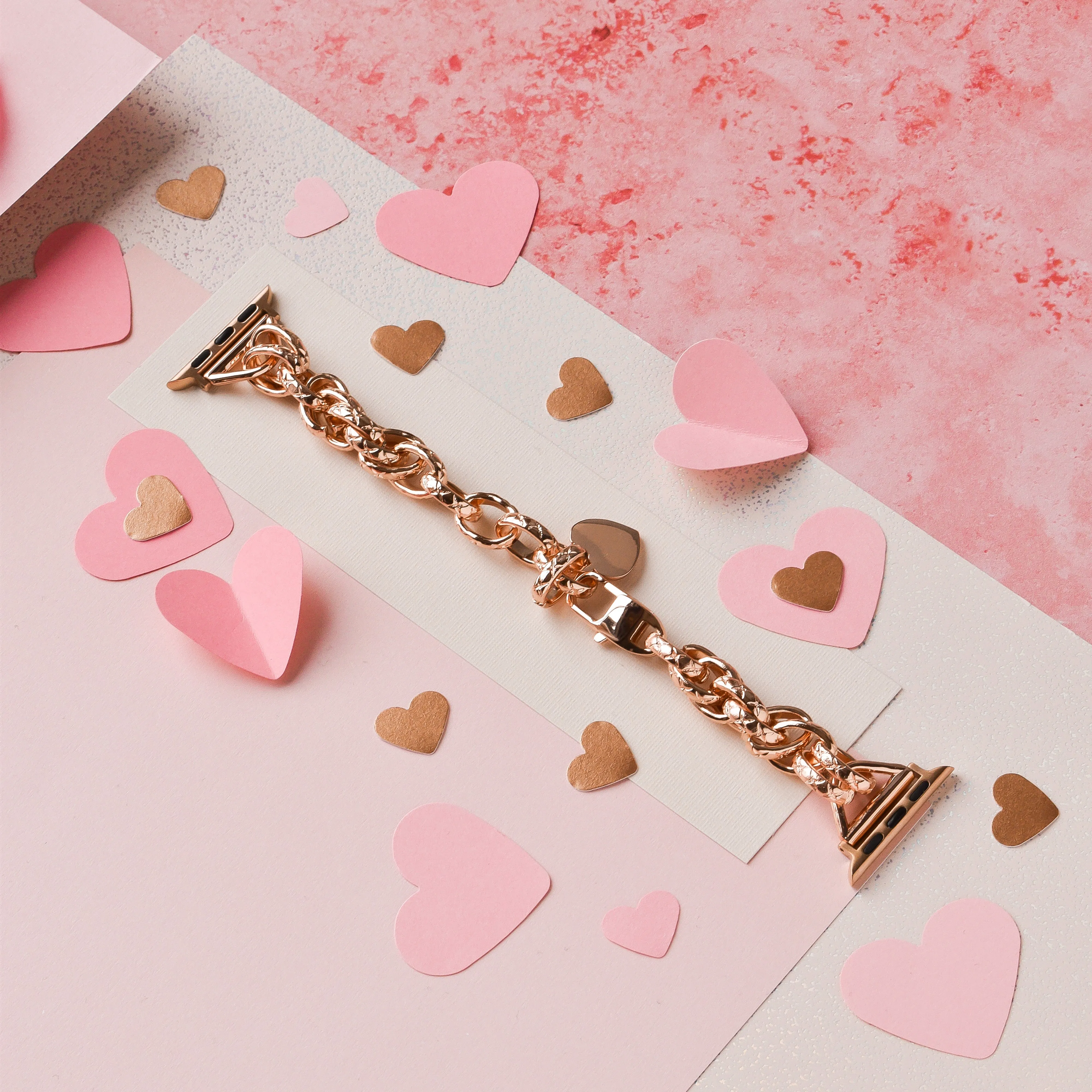 Chain Bracelet Apple Watch Strap - Rose Gold