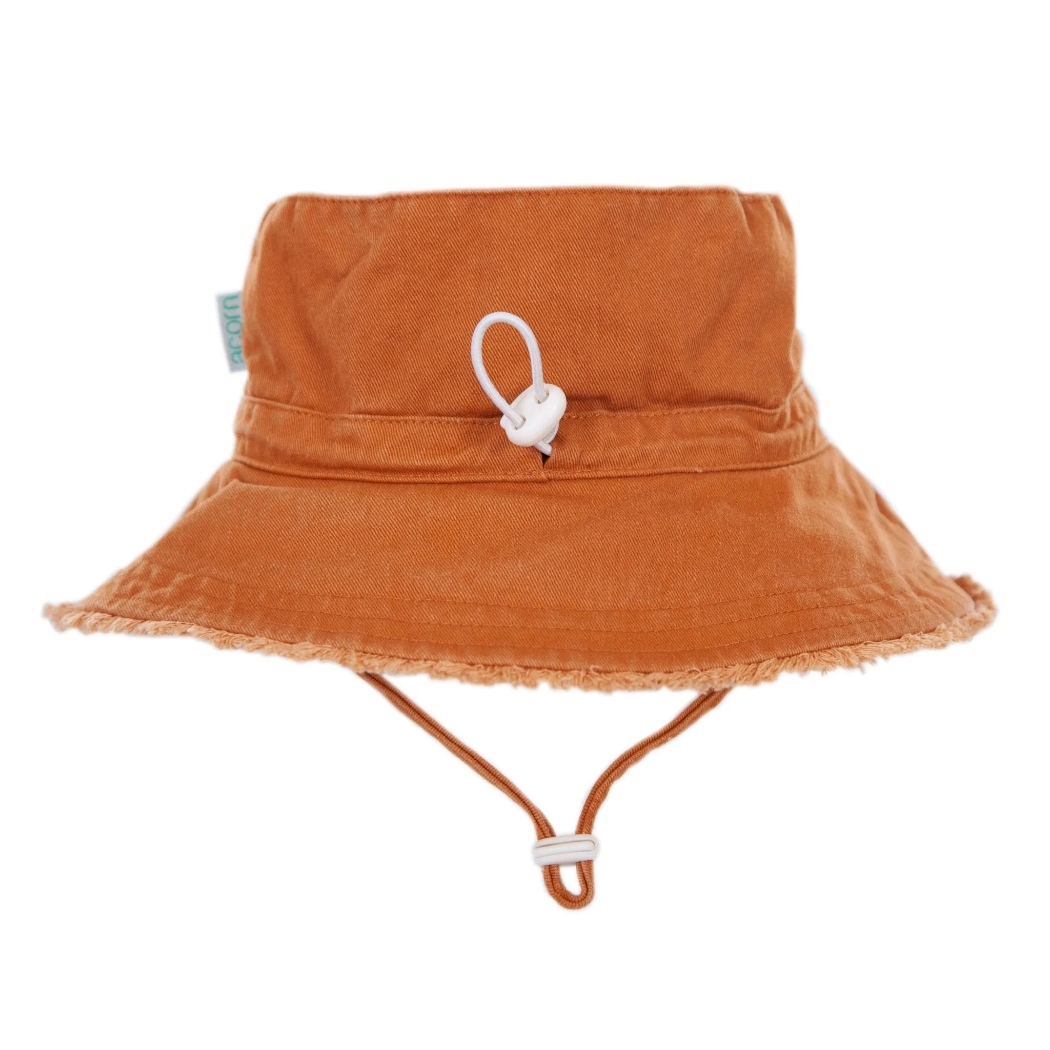 Chestnut Frayed Bucket Hat