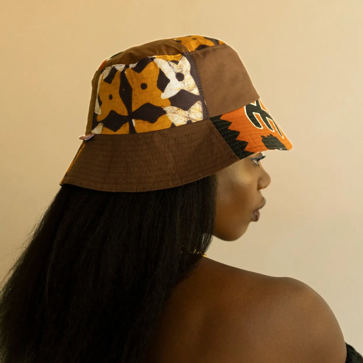 Choc Lit Satin-Lined Bucket Hat