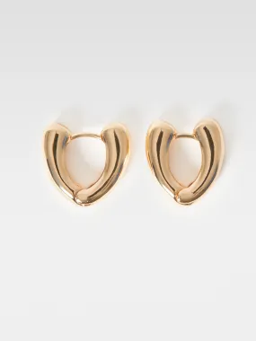 Chunky Oval Hoop Earrings