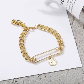 Classic Gold Coin in a Pin Bracelet