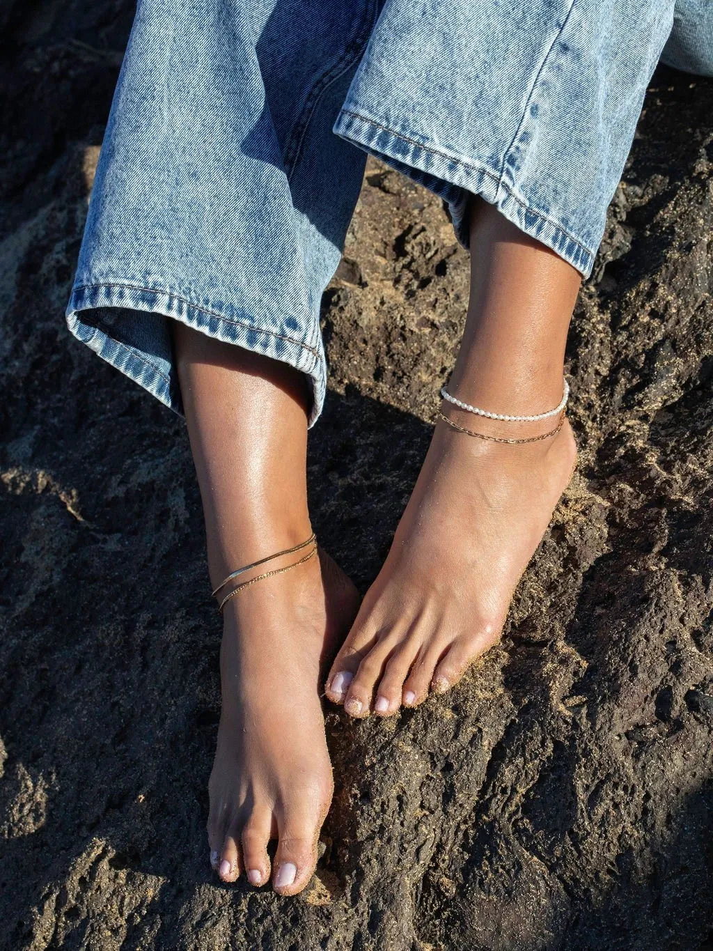 Classic Paperclip Chain Anklet - Kehlani