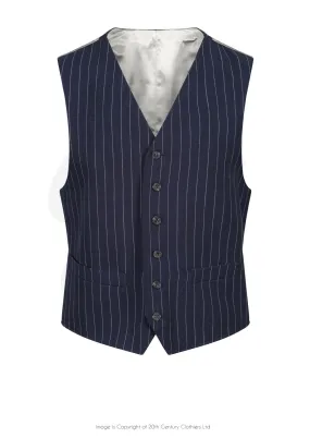 Classic Waistcoat - Pin Stripe Navy