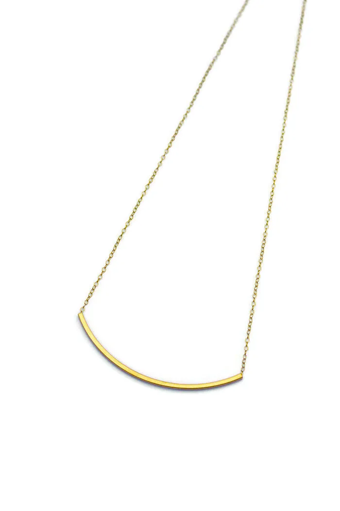 Curved Bar Necklace