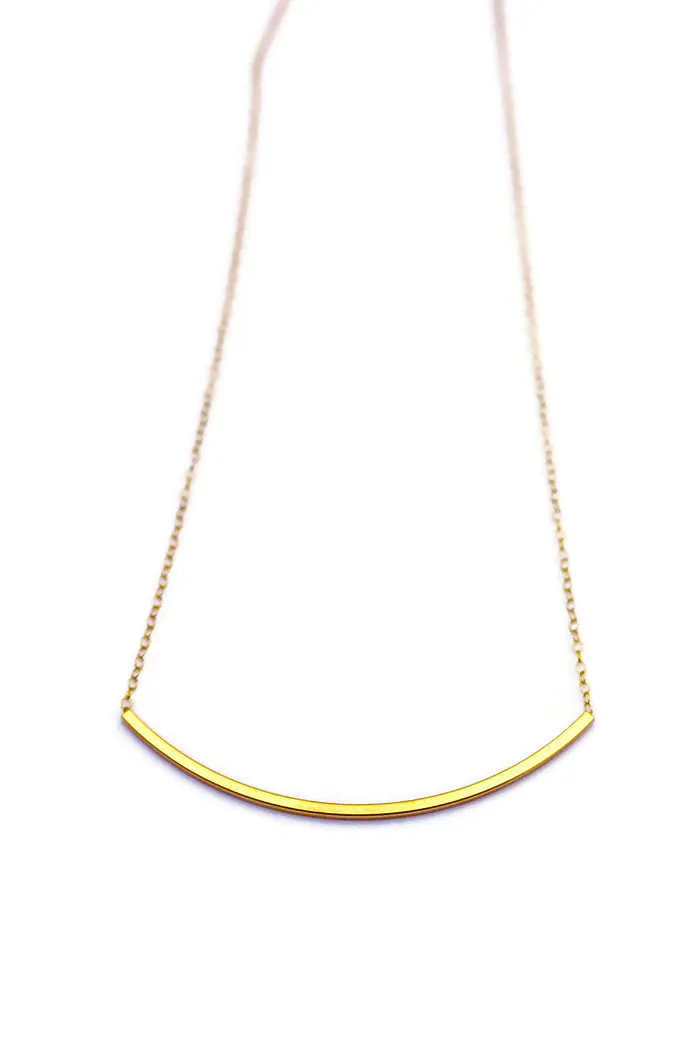 Curved Bar Necklace