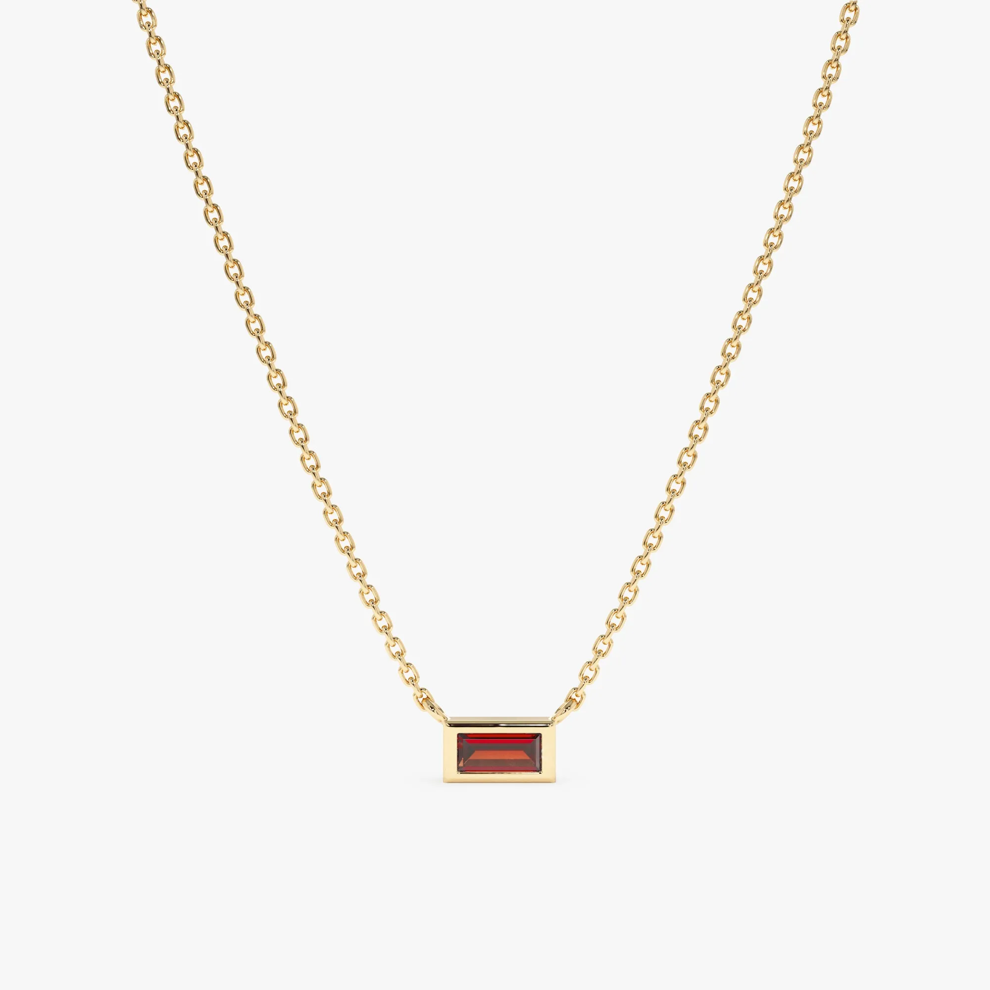 Dainty Garnet Necklace, Teresa