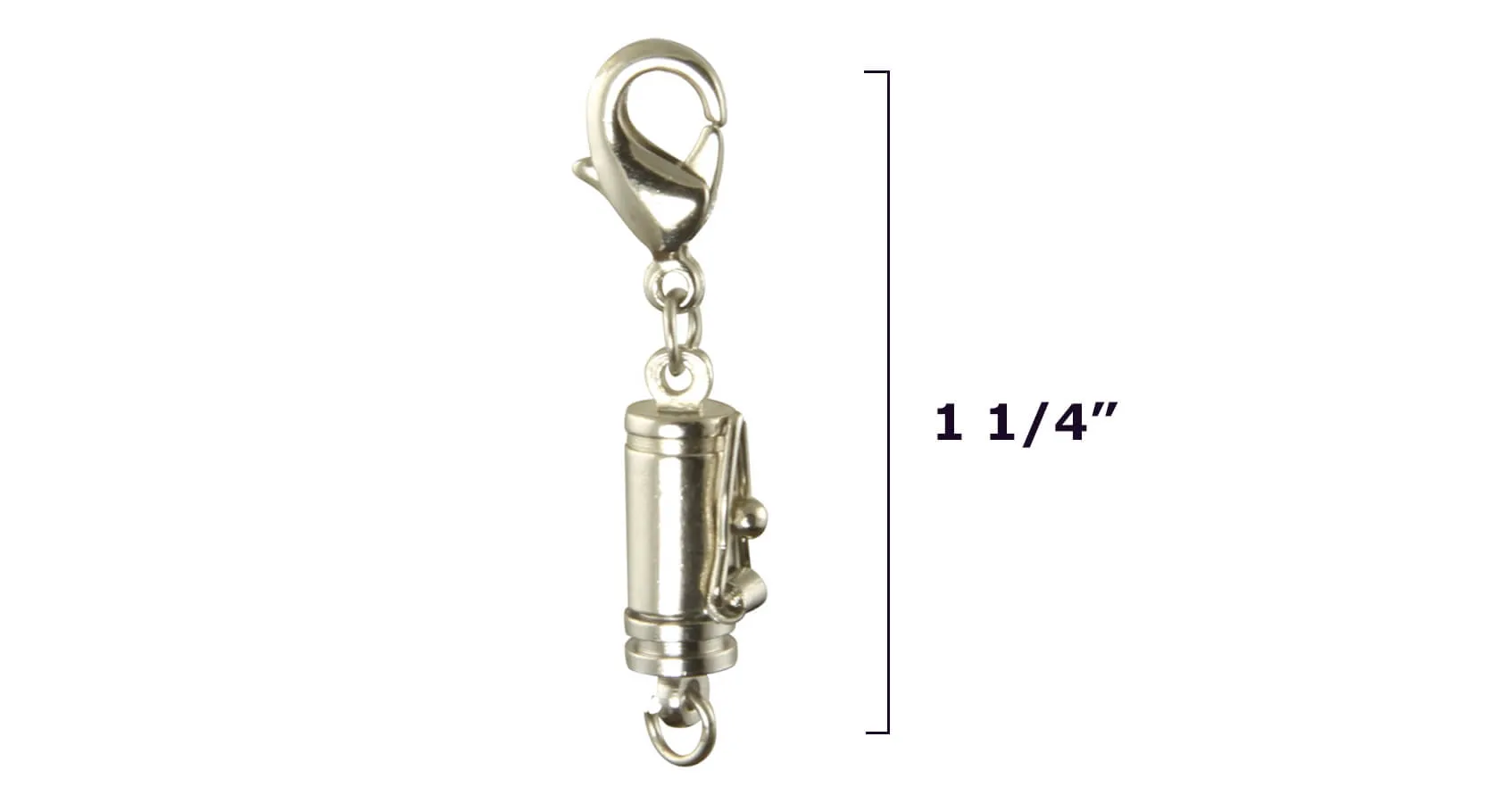 Designer Silver Magnet Jewelry Safety Extender