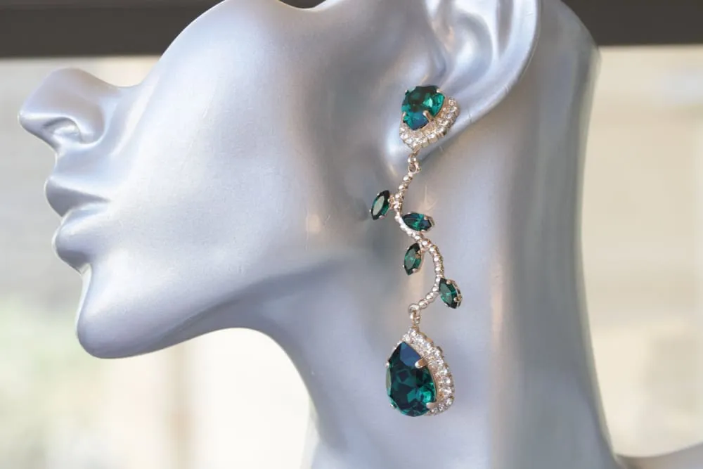 EMERALD  EARRINGS