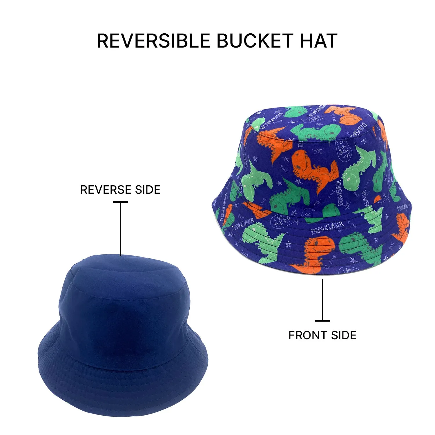 Empire Cove Kids Fun Prints Bucket Hat Fisherman Cap Girls Boys Summer Beach