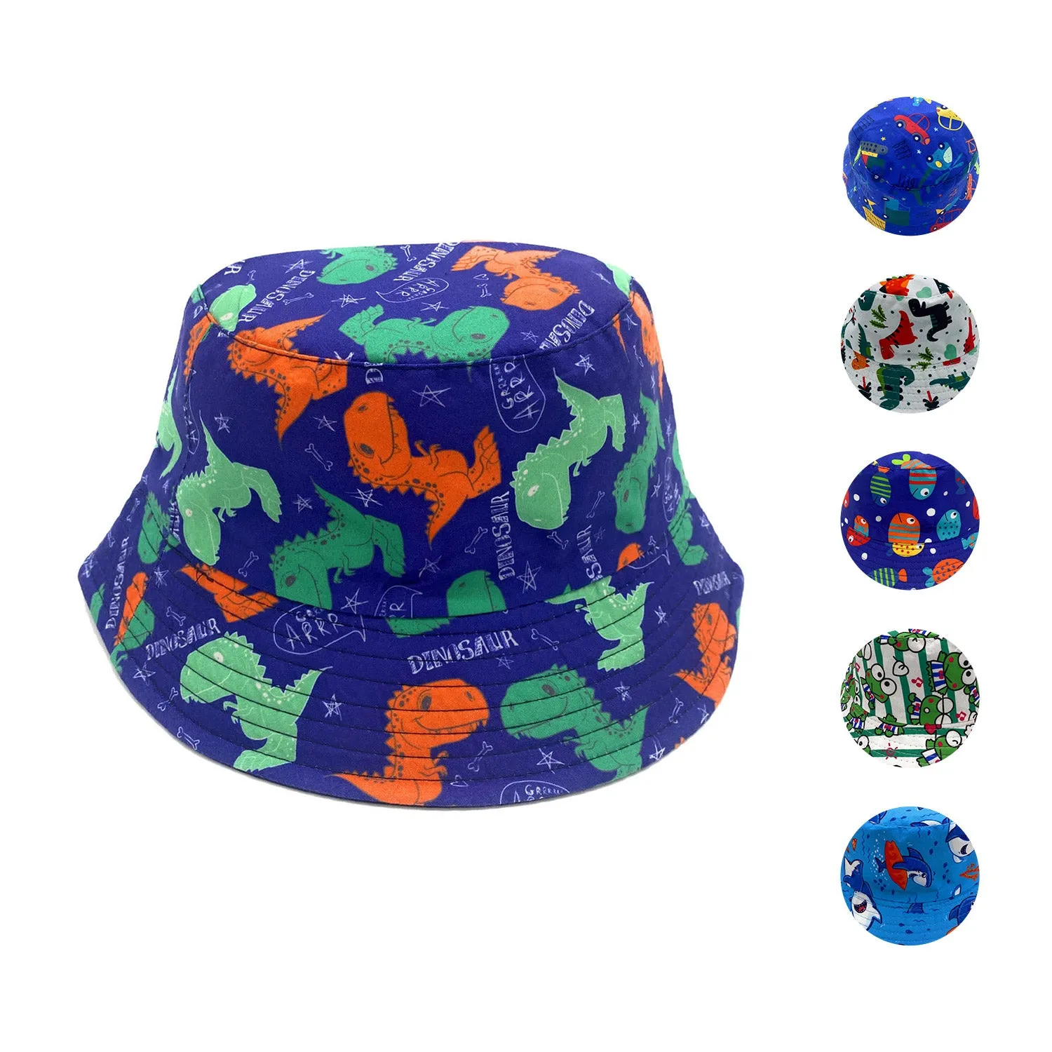 Empire Cove Kids Fun Prints Bucket Hat Fisherman Cap Girls Boys Summer Beach