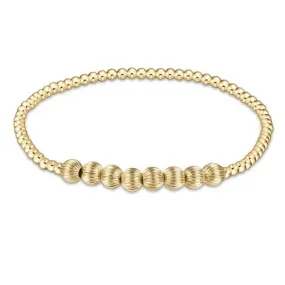 enewton Dignity Beaded Bliss 2.5mm Bead Bracelet - 5mm Gold