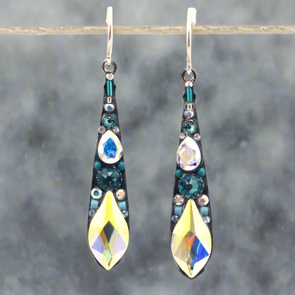 Firefly Jewelry Gazelle Large Drop Earrings-7849ICE