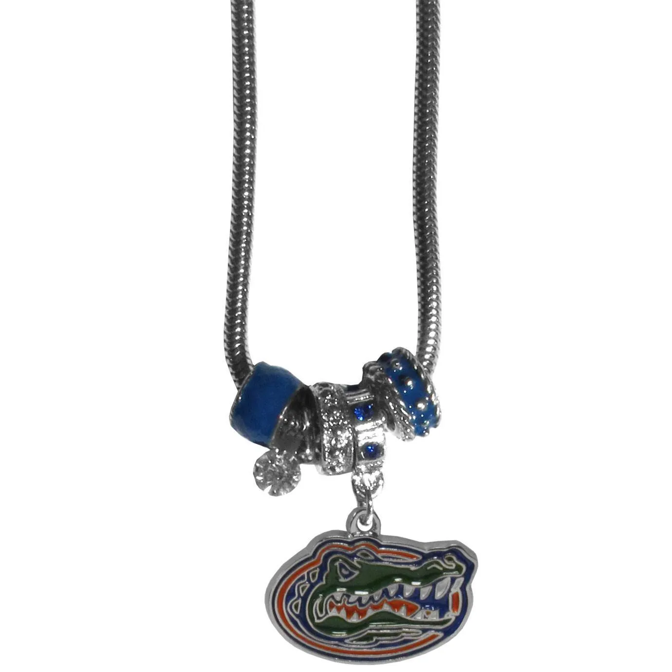 Florida Gators Euro Bead Necklace