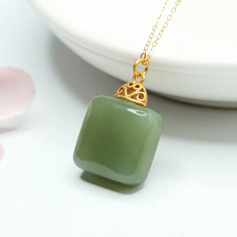 Fortune's Favor Hetian Jade Necklace