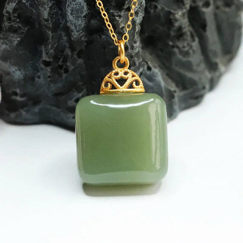 Fortune's Favor Hetian Jade Necklace