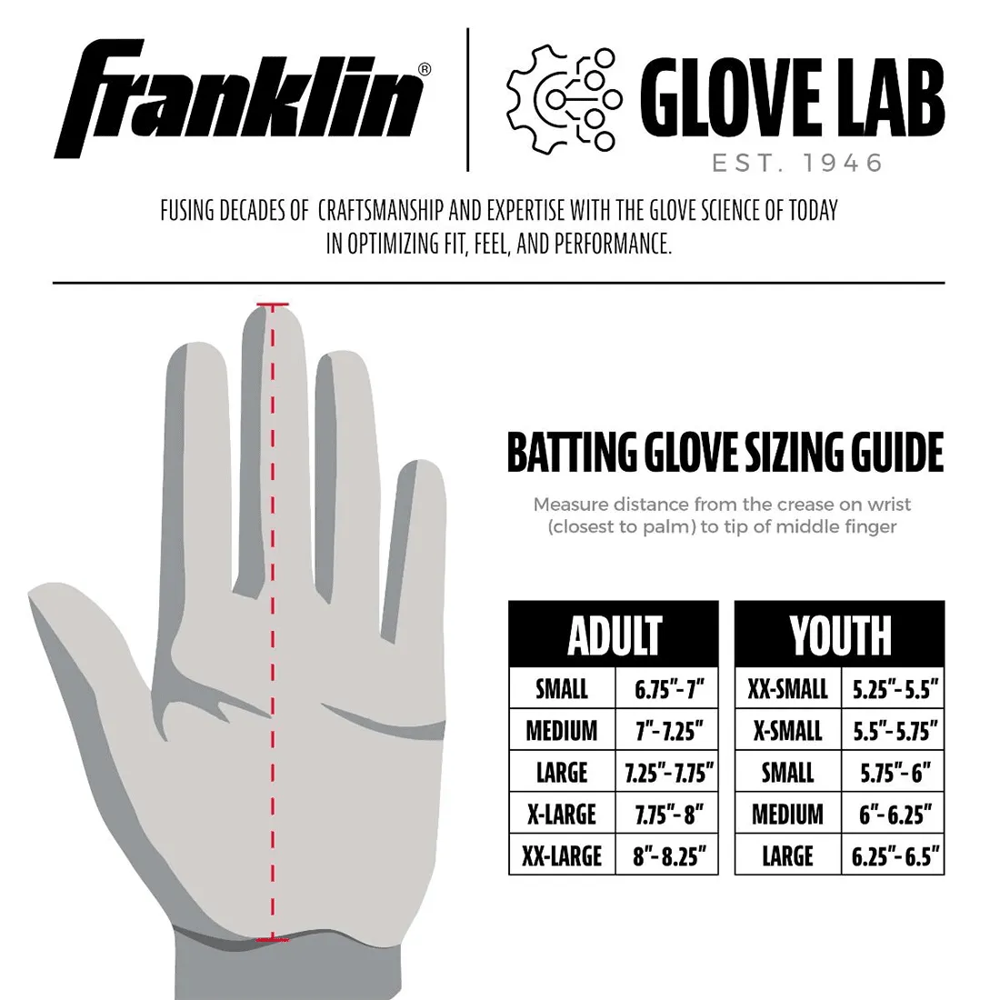 Franklin Pro Classic Aaron Judge Limited Edition Batting Gloves: 20455F