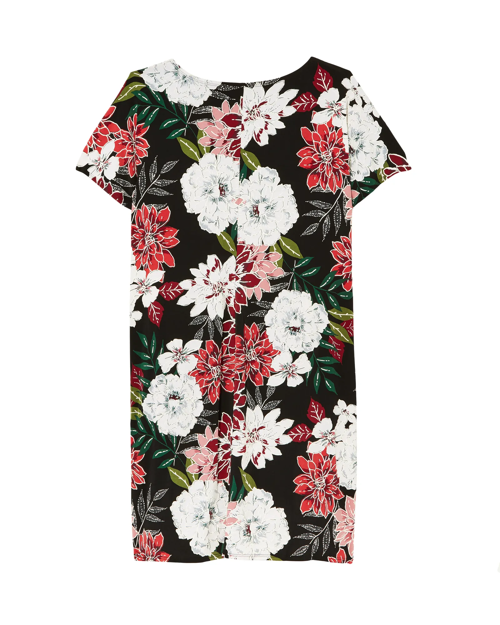 Fridley Side Tie Dress | Black / Red