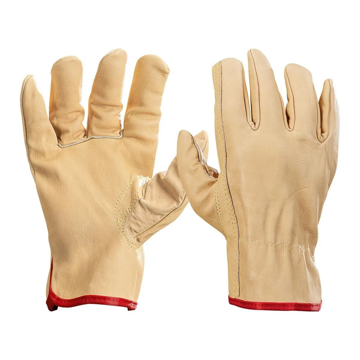 Full-Grain Cowhide Leather Work Gloves - Hardy