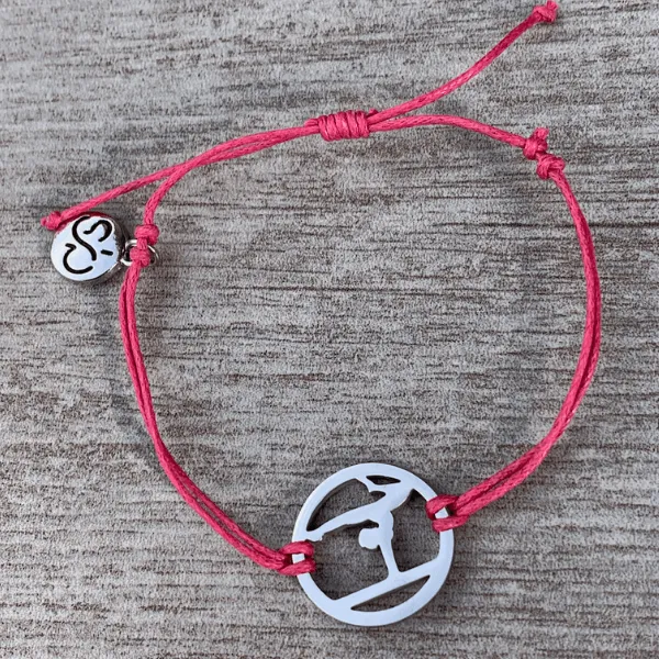 Girls Gymnastics Rope Bracelet - Pick Color