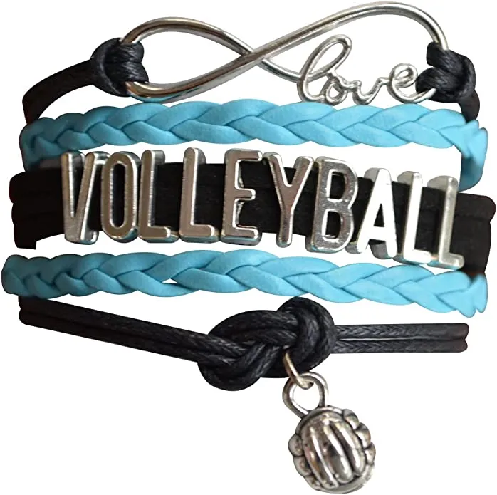 Girls Volleyball Bracelet-15 Team Colors