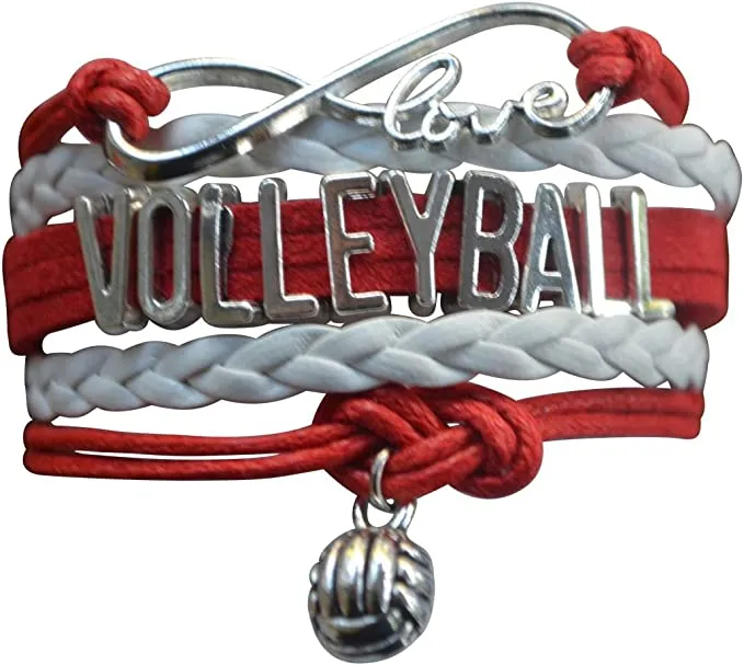 Girls Volleyball Bracelet-15 Team Colors