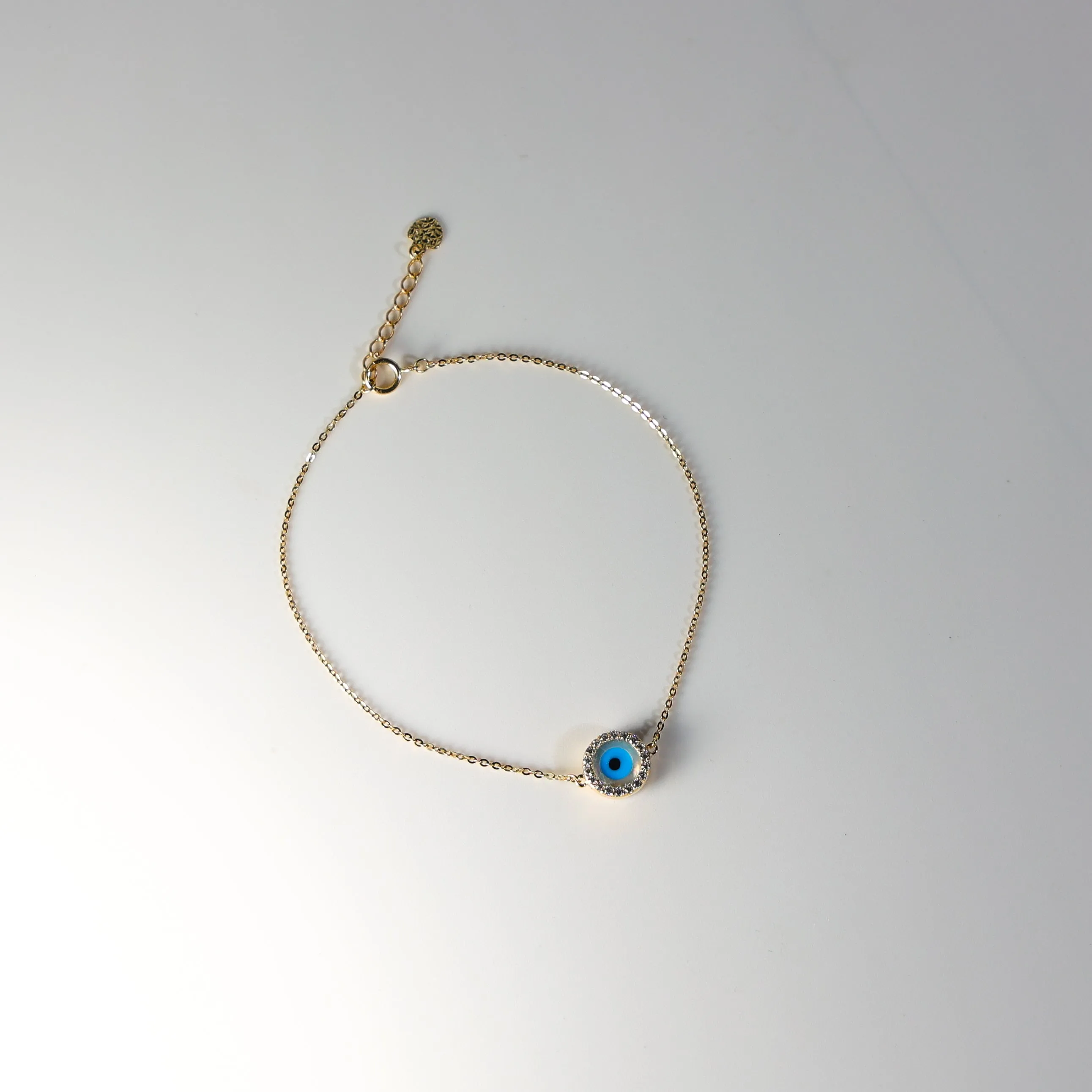 Gold Evil Eye Chain Bracelet Model-AB0560