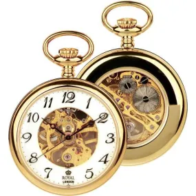 Gold Mechanical Pocket Watch for Men & Women – Classic Unisex Style